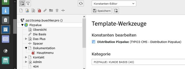 Konstant-Editor Menü mit Konstant-Editor anpassen